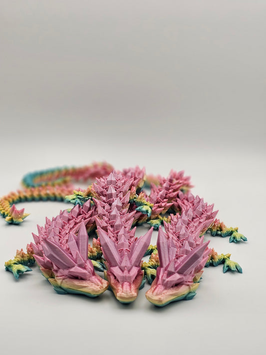Rainbow Crystal Dragon - S